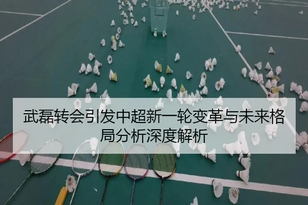 武磊转会引发中超新一轮变革与未来格局分析深度解析